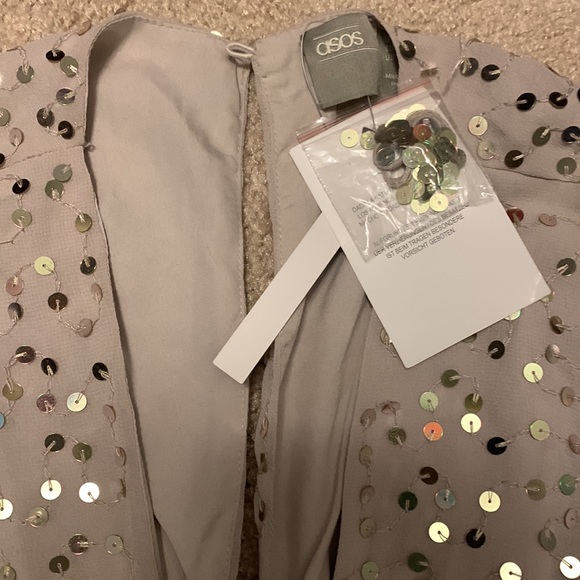 ASOS LUXE Petite Sequin Mini - Picture 3 of 3